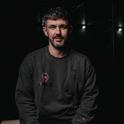 The Loser - Charcoal Split Hem Sweater