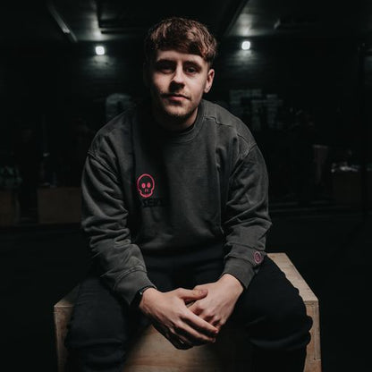 The Loser - Charcoal Split Hem Sweater