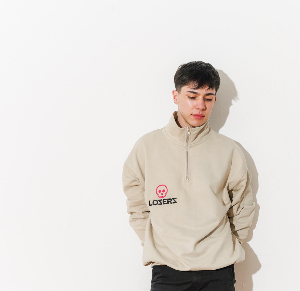 The Losers' Quarter Zip Sweatshirt - Desert