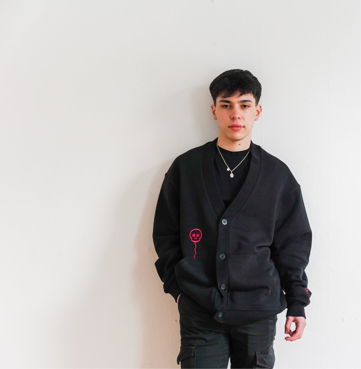 The Losers' Oversized Cardigan - Black