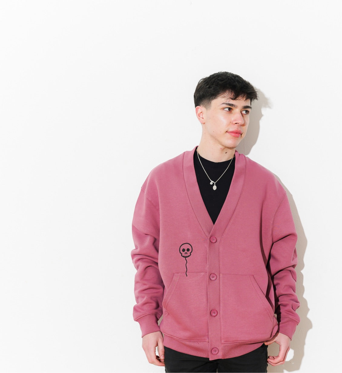 The Losers' Oversized Cardigan - Rose
